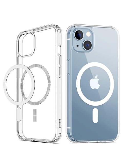Magnetic Case for iPhone 14, Compatible with MagSafe, Shockproof  Protection, TPU Magnetic Case  Classic Hybrid Case | Clear
